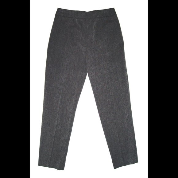 NWT Giorgio Armani Gray Slacks, Made in Italy, sz 40 - Picture 1 of 9